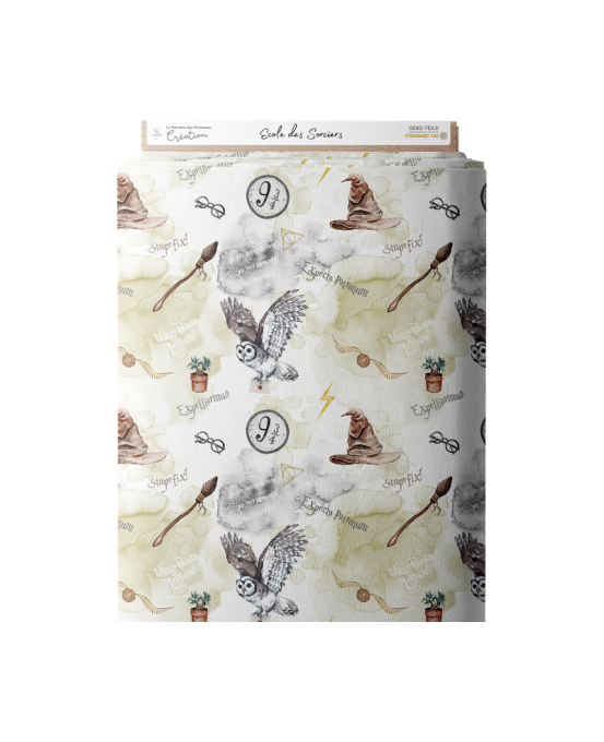 Sac à dos - Déstockage - Tissus Ecole des sorciers (MDP) 