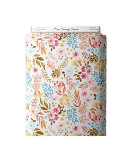 Sac à dos - Déstockage - Tissus Fleurs Sauvage summer (MDP) 