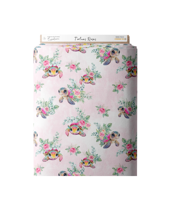 Sac à dos - Déstockage - Tissus Tortues Roses (MDP)  