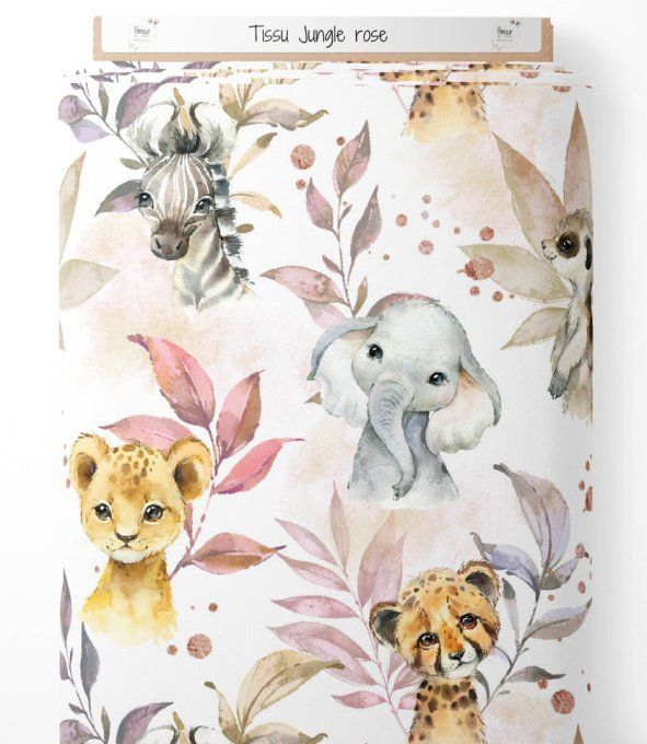 Sac à dos - Déstockage - Tissus Jungle Rose