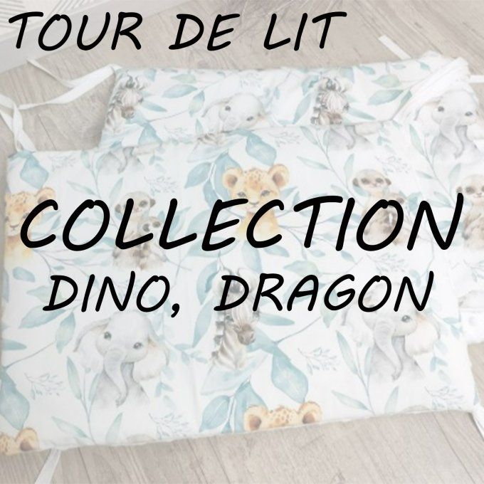 TOUR DE LIT - COLLECTION DINO, DRAGON