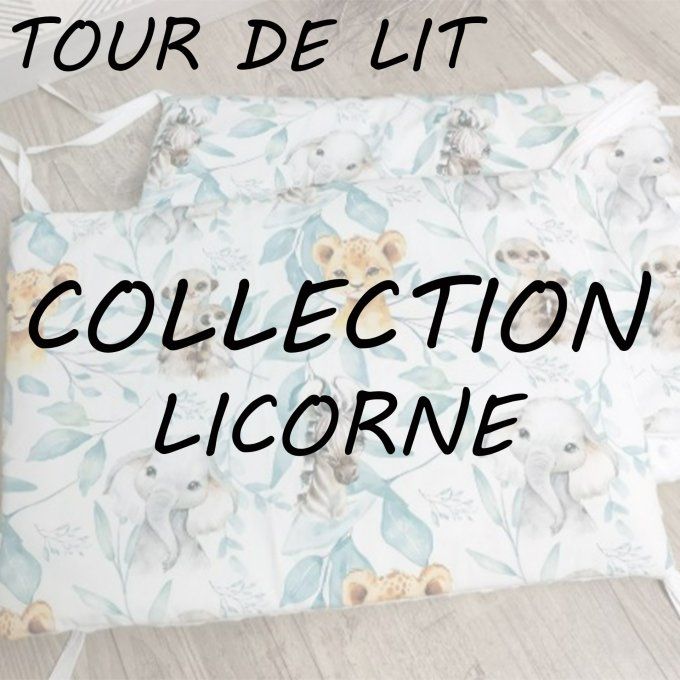 TOUR DE LIT - COLLECTION LICORNE