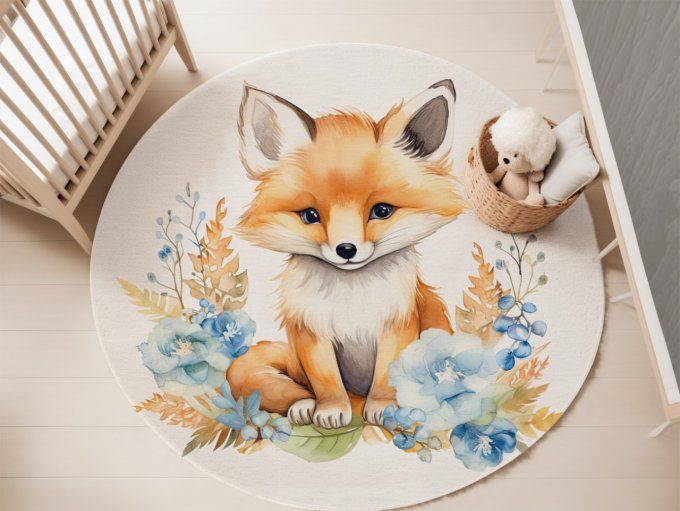 Tapis Rond - Renard